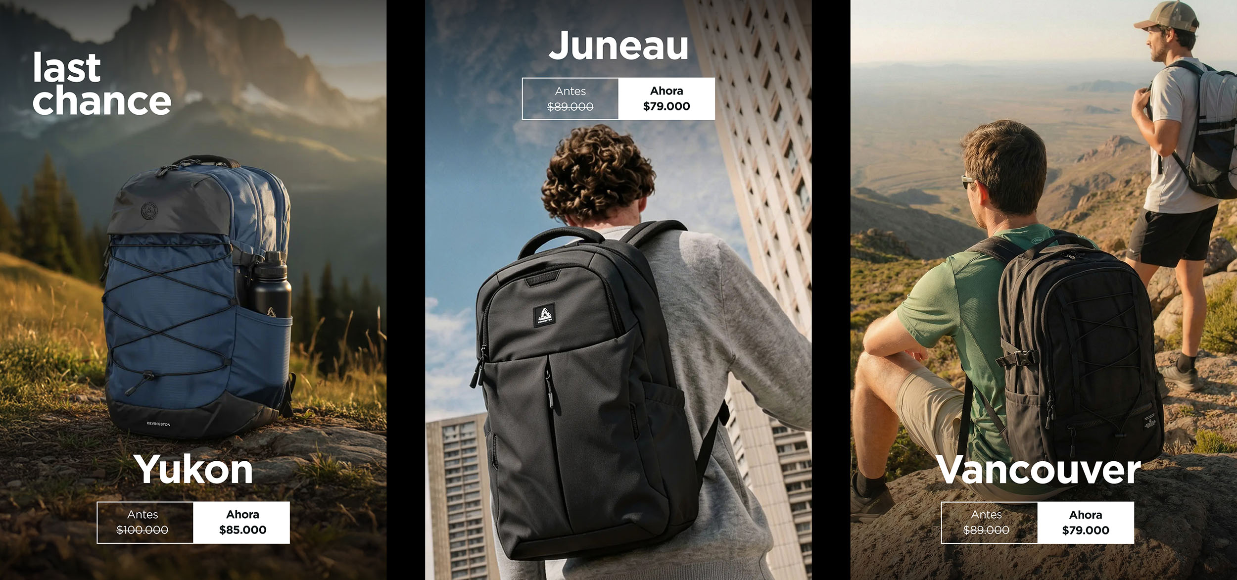 Mochilas Last Chance!