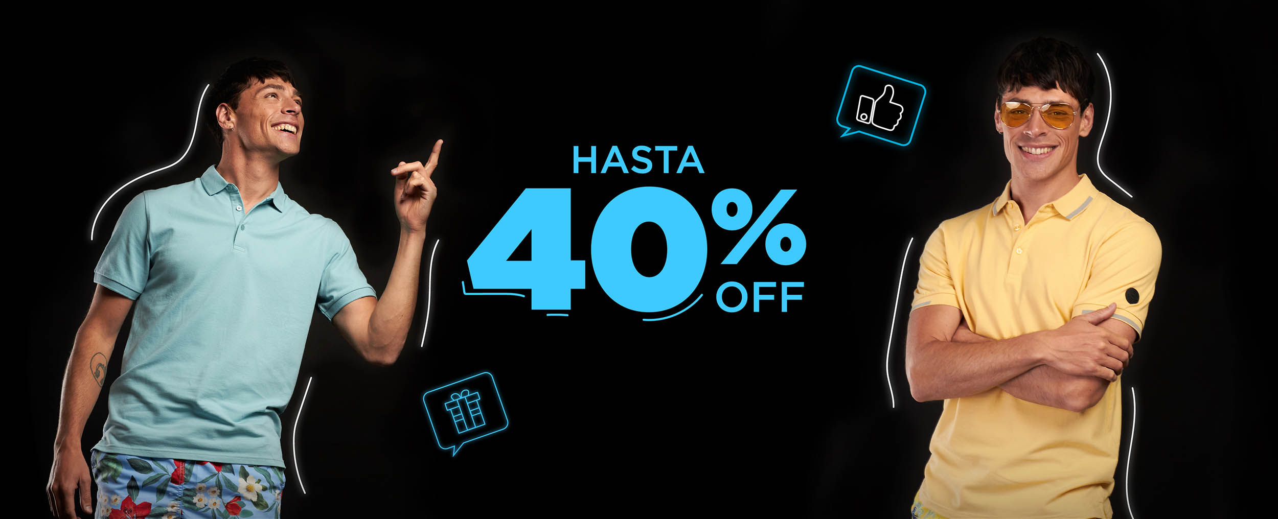 Black Friday Chombas hombre hasta 40% OFF