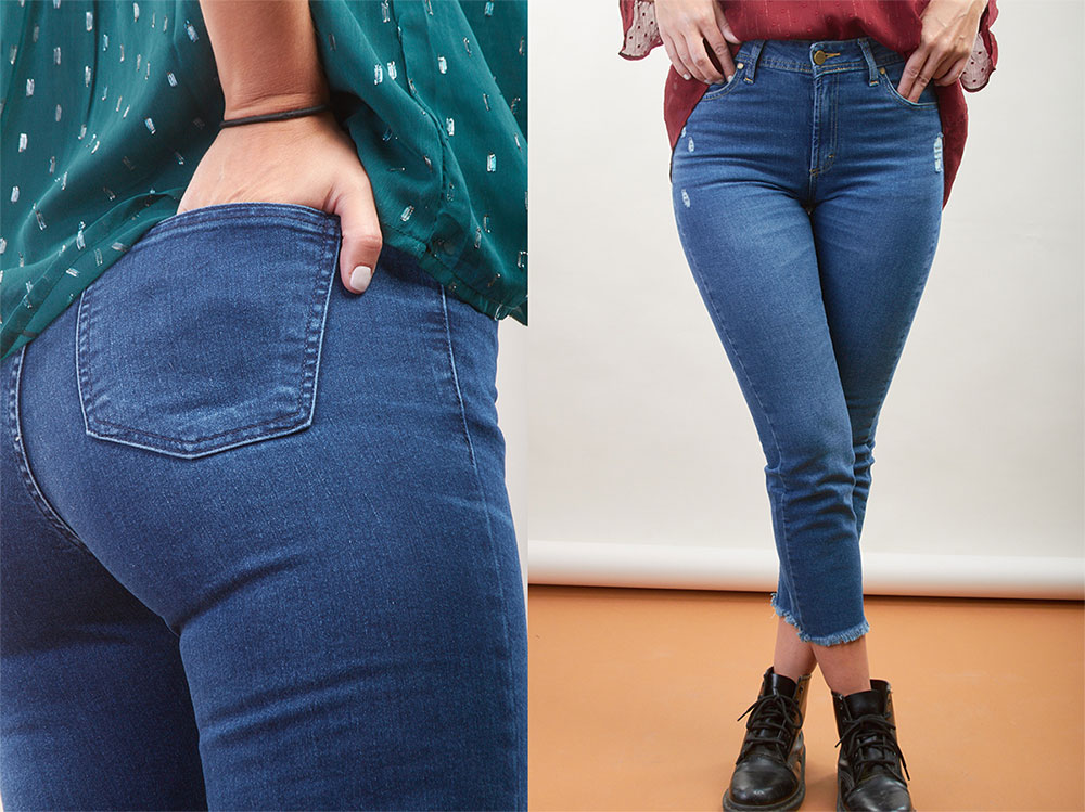 Jean elastizado chupin talles grandes - avellanedaropa