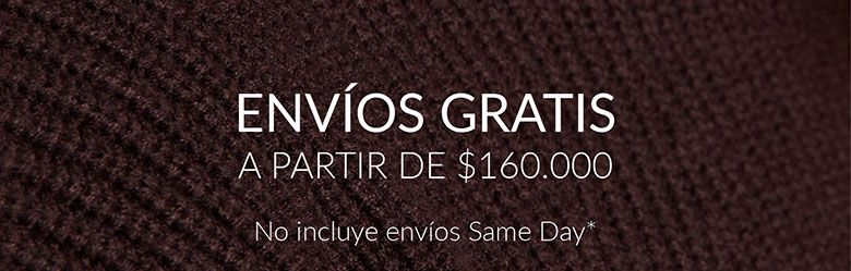 Envíos gratis a partir de $120.000