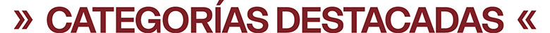 Categorías destacadas