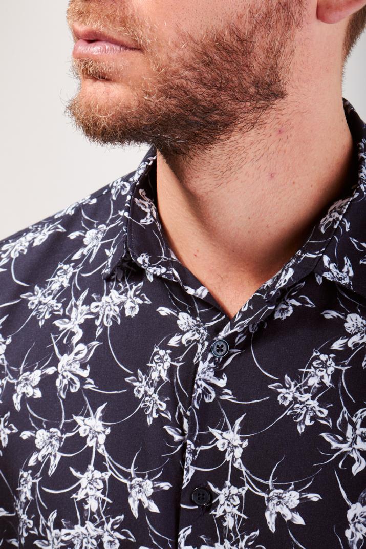 camisa estampada para hombre