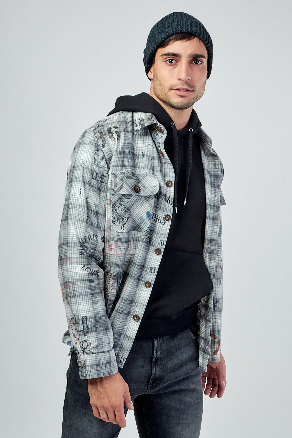 CAMISA CLARK BUSINESS PRINTED CAMISA CLARK BUSINESS PRINTED