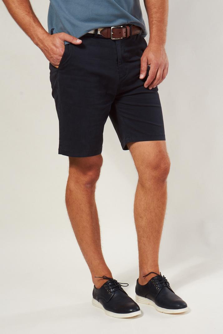 bermudas de gabardina