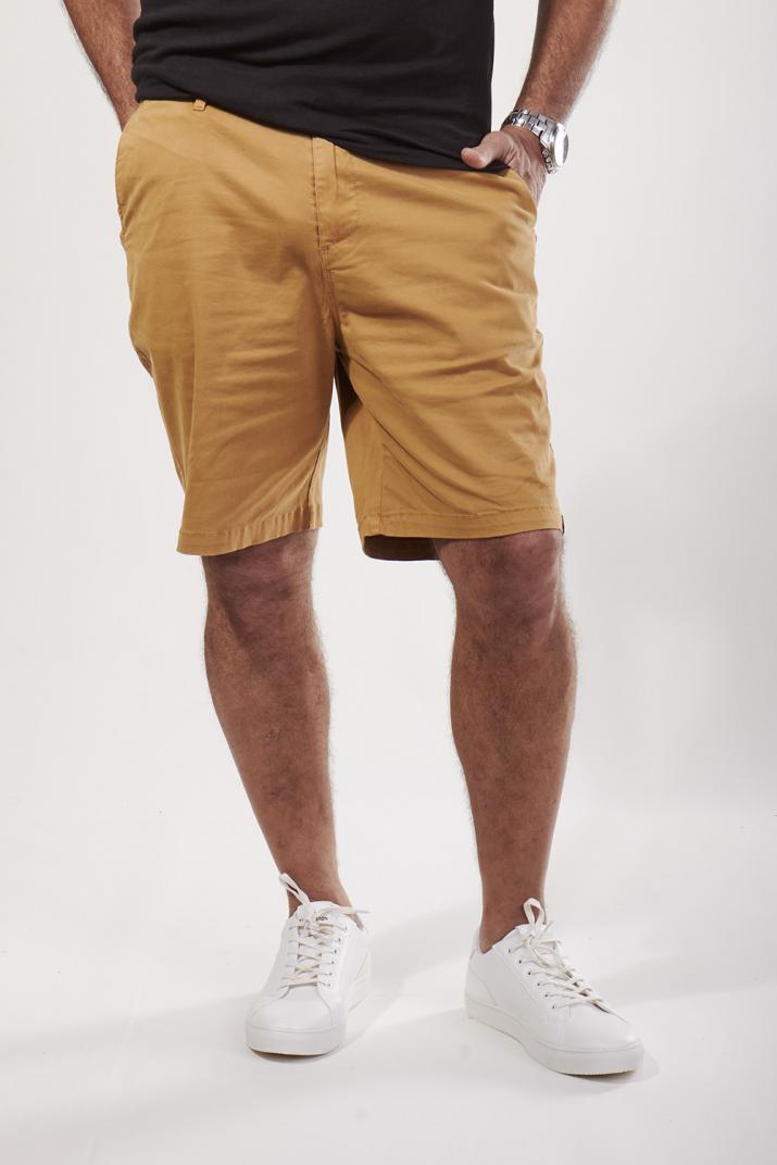 bermudas de gabardina